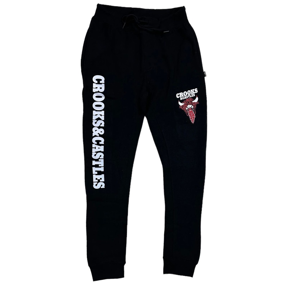 Crooks & Castles Men's Bandito Chicago Bulls Jogger Sweatpants in Black